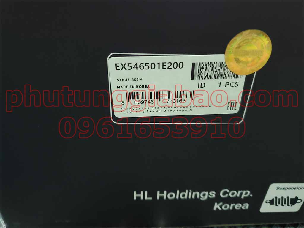 Giảm sóc trước HUYNDAI VERNA 2008 EX546501E200-EX546601E200